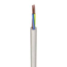 White 3 Core Flex 0.5mm 0.75mm 1.0mm 1.5mm 2.5mm Mains Wire Cable Electric 3183Y