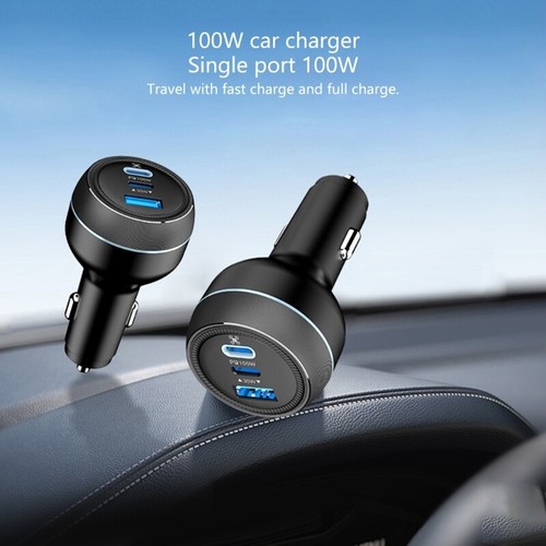 Fast Speed Car Charging Adapter with 2xUSB C and 1xUSB A 100W Output for Air 3 - Zdjęcie 7 z 8