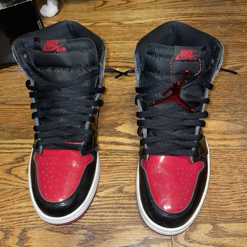 Size 10 - Jordan 1 Retro OG High Patent Bred