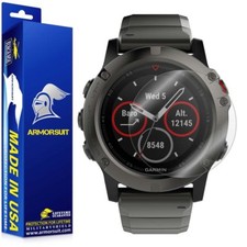  2-Pack ArmorSuit MilitaryShield Garmin Fenix 5 Screen Protector Made in USA
