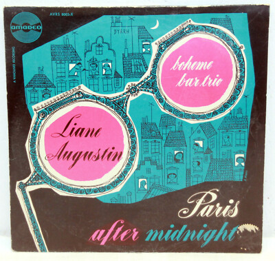 10'' Vinyl - PARIS AFTER MIDNIGHT - Liane Augustin / Boheme Bar-Trio