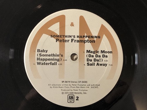 Peter Frampton Something’s Happening SP-0619 VG LP 12in Vinyl Record Album - Picture 4 of 4