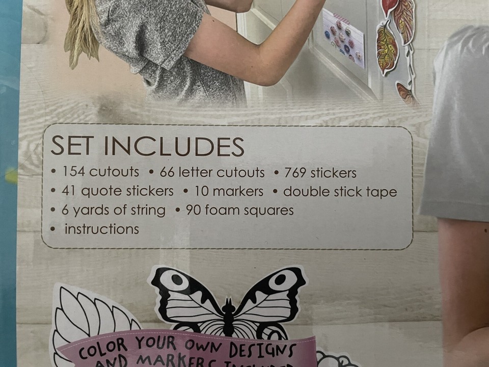 Vcollage Kit Hapinest Wall Collage Kit Arts and Crafts DIY New In Box Teen Tween ...