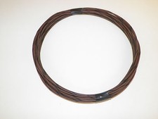 BROWN/BLACK AUTOMOTIVE WIRE 16 GAUGE HIGH TEMP GXL 25 FEET
