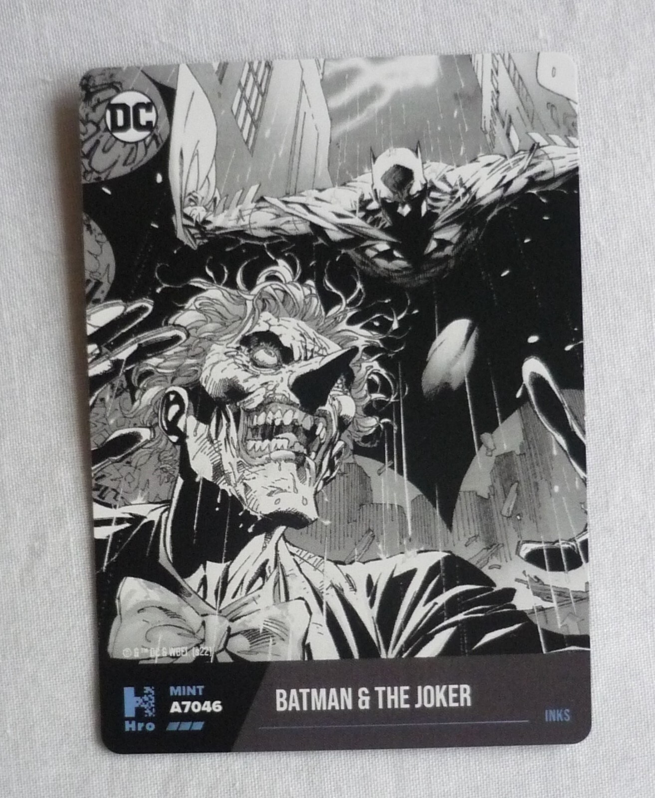Batman & The Joker Inks DC Hybrid Trading Card A7046 - Unscanned