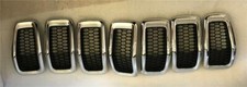 2014-2018 Jeep Cherokee Front Chrome Black Radiator Grille 7 Inserts Oem Mopar