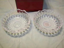 New "Avon 100" 1986 Presidents Club Gift Real Lead Crystal Covered Dish FRANCE