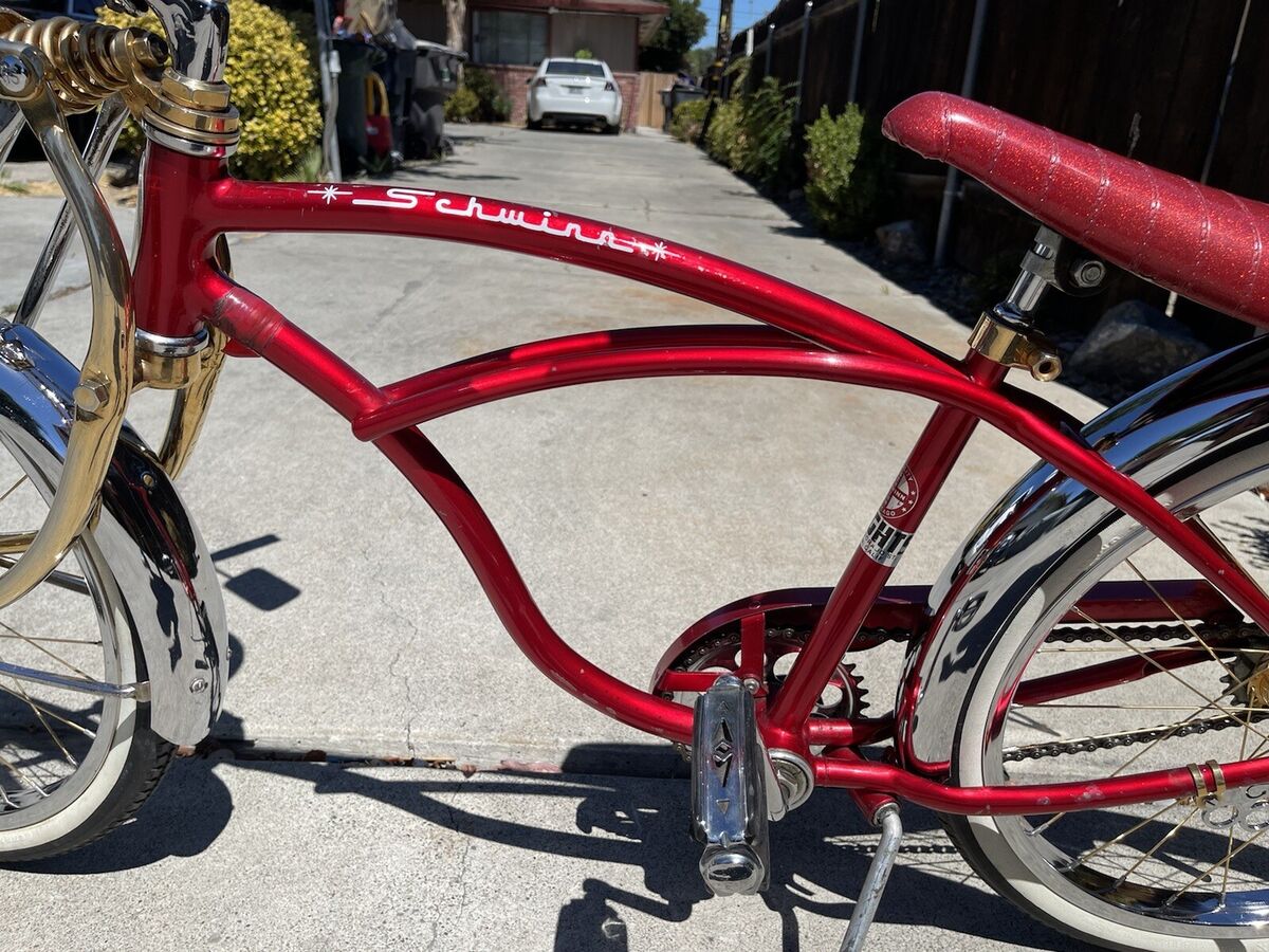 Schwinn Stingray OG Lowrider Bike 1990's Built Nice 20” Gold Schwinn Stingray OG Lowrider Bike 1990's Built Nice 20” Gold