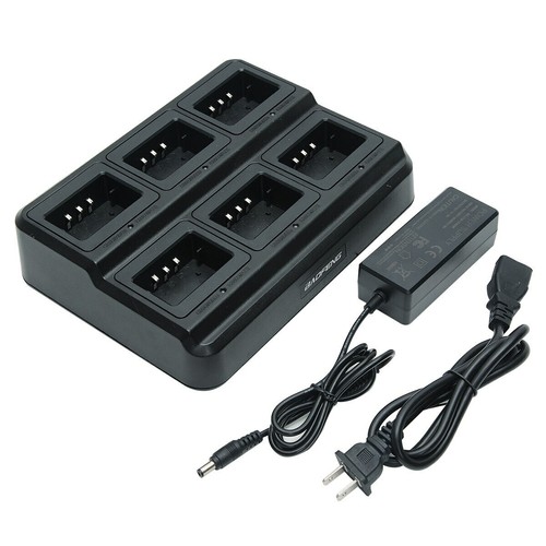 Baofeng Six Way Multi Unit Charger Two Way Radio Charger Station for BF UV-5R - Afbeelding 11 van 11