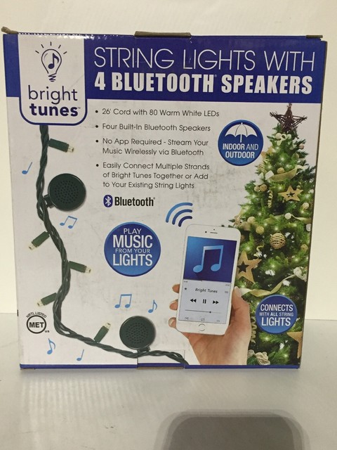 christmas lights with bluetooth speakers