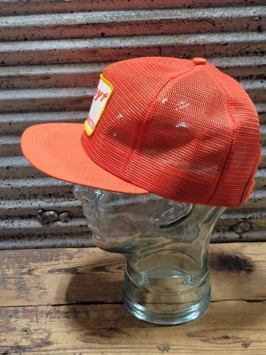 Vintage AJ FOYT Chevrolet Houston K-BRAND Mesh Snapback Trucker Hat Cap Chevy - Picture 7 of 15
