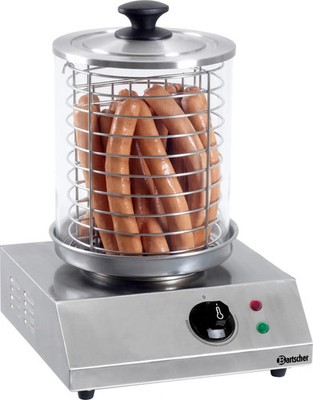 Hot Dog Gerät Edelstahl 1,25L 0,8kW 30-100°C Bartscher Gewerbe