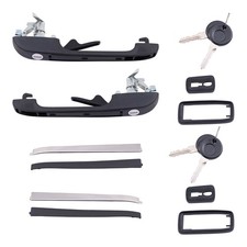 Vw Golf Jetta Quantum Rabbit Scirocco Set Of Front Outside Door Handles W Keys