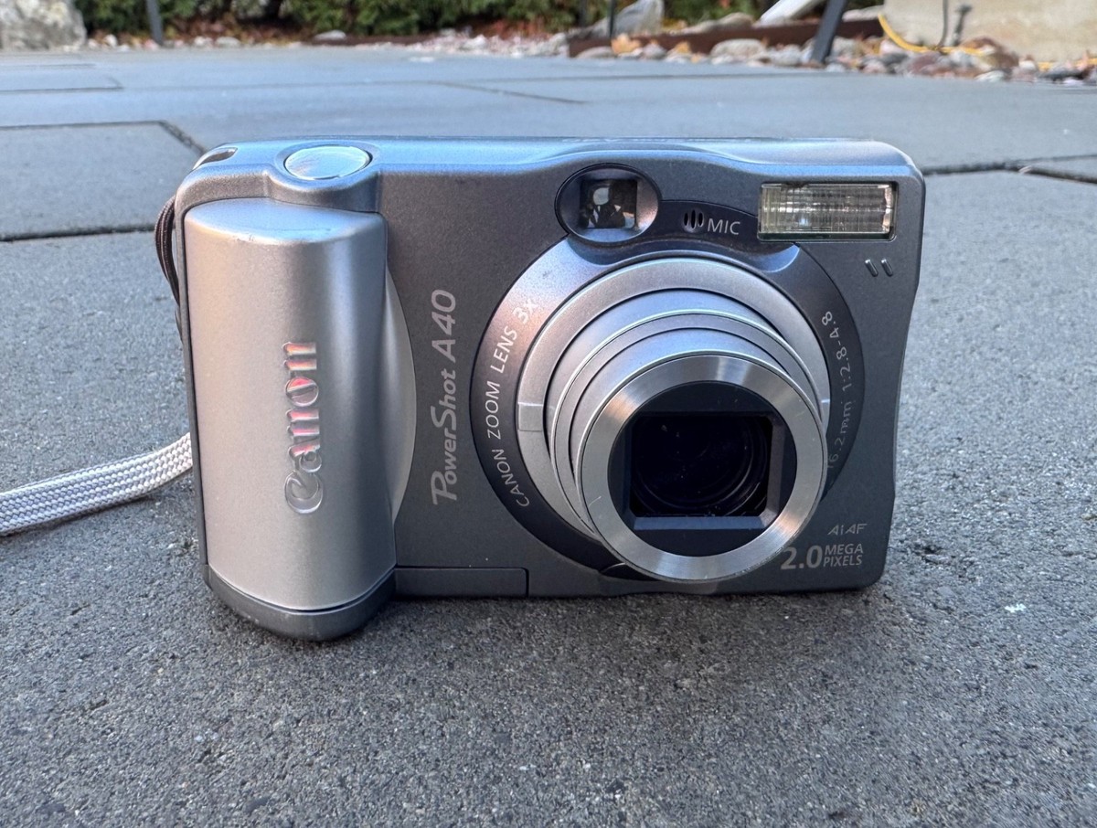 Canon Digital Camera PowerShot A40 2.0MP Silver | eBay