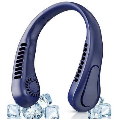 Portable Neck Fan, Hands Free Bladeless Fan with 5 Speeds, 360° Cooling Perso...