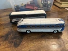 VINTAGE  CORGI GRAYHOUND BUS TOYs X 2.