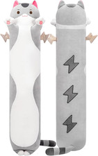 Mewaii 20 Long Cat Plush 5 Sizes, 120 Extra Filling Giant Plushness Kids Body