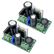 2Pcs Mini AC/DC to DC Buck Step Down Converter 2A  AC 5-30V/DC 5V-48V 36V 24...