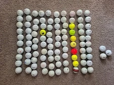 Mixed Brands Used Golf Balls 100 ct + bonus