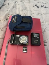 Panasonic LUMIX ZS8-14.1 MP-Digital Camera-SD Card-Charger Case-Tested Exc