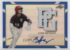 2021 Leaf Perfect Game National Showcase Metal 10/15 Luke Heyman Auto 13j1