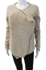 Zadig Voltaire Deluxe Unisex Pullover Beige Alpaca Blend Size S