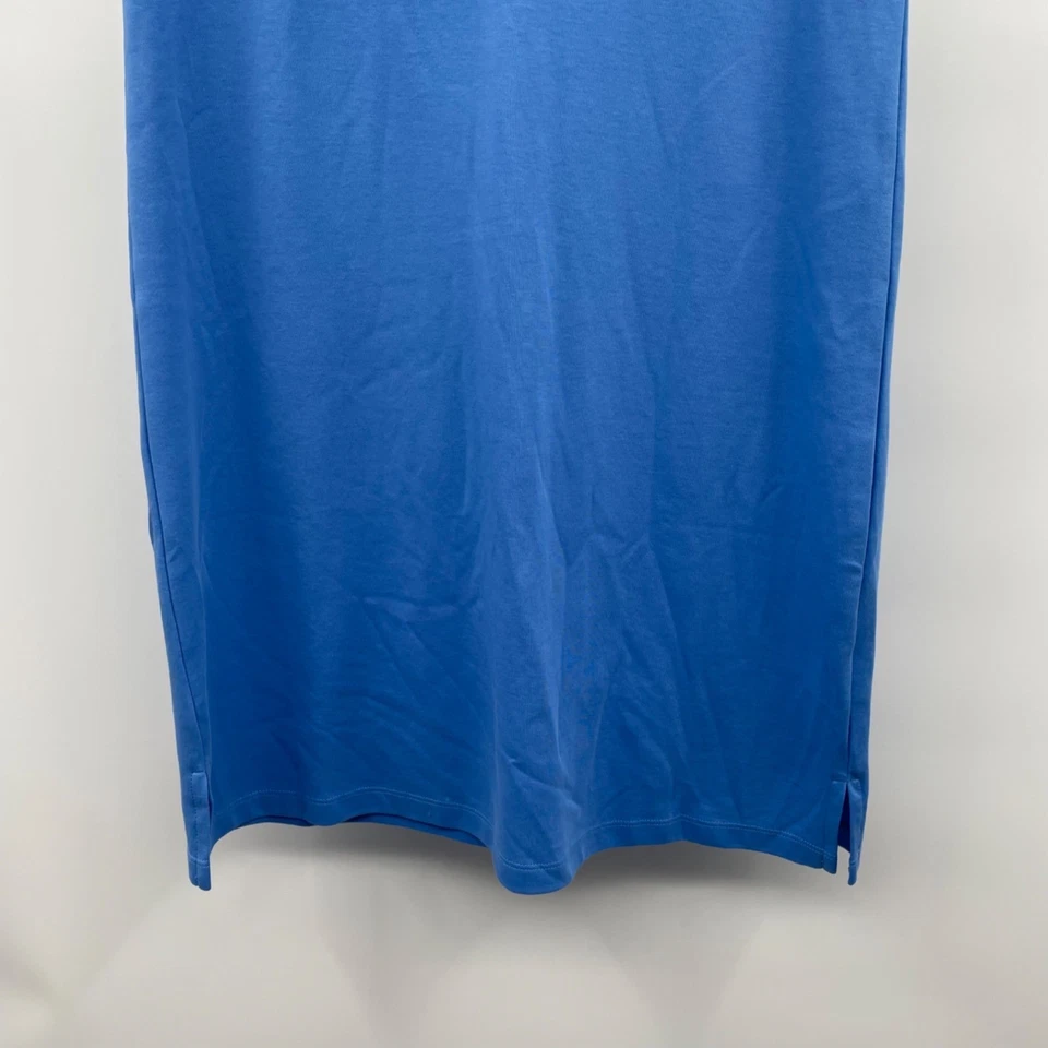 Vestido polo Isaac Mizrahi manga corta azul para mujer talla XXS Foto 3 de 4