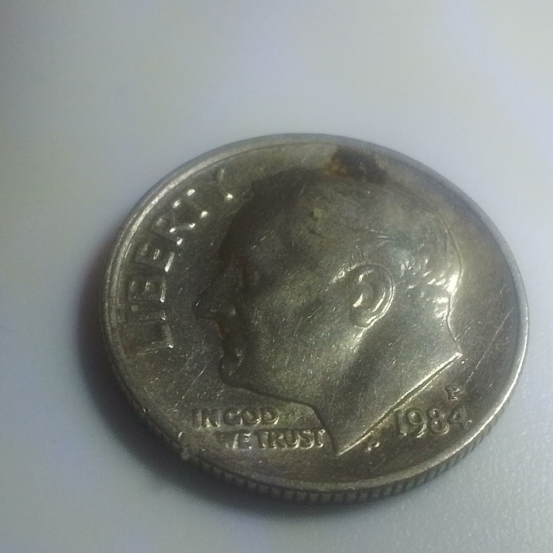 Roosevelt Dime 1984 p 10C Business Strike Copper KM#195 United States of America
