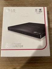 LG Ultra Slim Portable DVD Write 8x USB External Drive GH60NB50