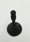 Vintage Cast Iron SOUP'S ON 6" Dinner Bell w/ Decorative Stars Pattern — photo 4