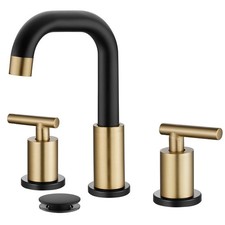 8 Inch Widespread Bathroom Sink Faucet 3 Hole 2 Handle Lavatory Basin Tap