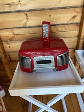 Beautiful Red Colour CD/ Radio Player