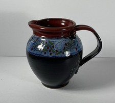 Earthenware Pottery Pitcher - Hand Painted Pottery - Signed Gran Tortoella 06