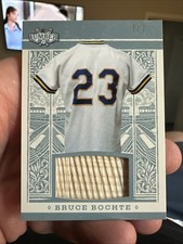 2025 Leaf Lumber Baseball Bruce Bochte Relic /7 #GL-14 Oakland Athletics