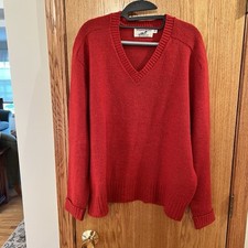 Winona Knits XL Made In USA Vintage Red/Maroon Sweater