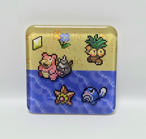 [Korea Excl] Official Pokémon 8-Bit Pixel Layered Acrylic Magnet Pop-up Excl