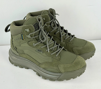 M8.5 W10 - VANS Crestline Waterproof Shoe Grape Leaf Green  display picture 1