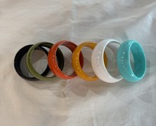 Lot Of 6 Vintage 80 s Bangle Bracelets