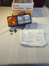 Western Or Fisher Passenger Side Snow Plow Light With Hardware New Made By Grote