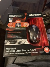 Microsoft Wireless Laser Mouse 5000 - Metalli...