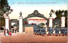 Sather Gate, University of California at BERKELEY Postcard - Edward H. Mitchell