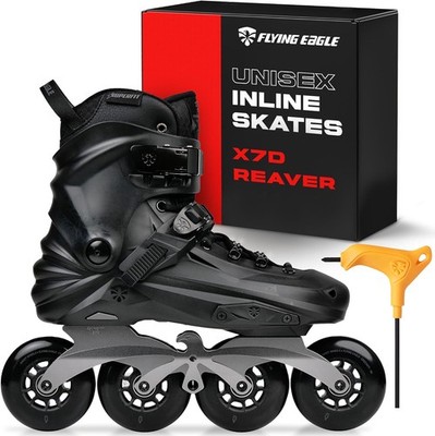 Flying Eagle X7D Reaver Adult Inline Skates Roller Skate Black 7/39