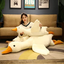 Goose Plush Toy - Adorable Huge Soft Sleeping Pillow Sofa Cushion