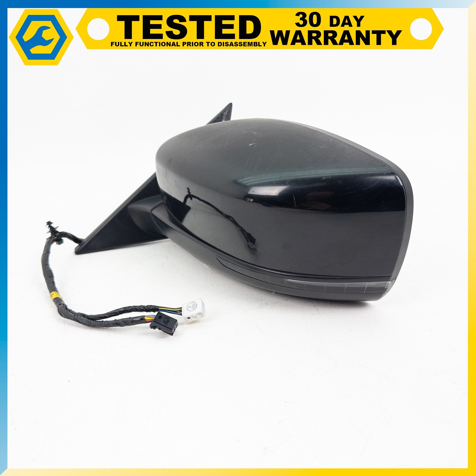 14-24 MASERATI GHIBLI LEFT DRIVER SIDE REAR VIEW DOOR MIRROR ASSEMBLY OEM