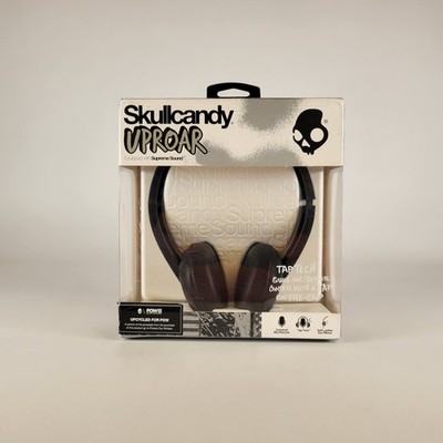 NEW & SEALED Skullcandy Uproar Corded On-Ear Headphones - black - Mic