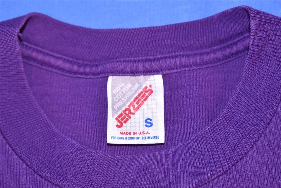 Camiseta de colección años 80 ESTATUA DE LA ISLA DE LA LIBERTAD NUEVA JERSEY CIUDAD DE YORK DAMA TURISTA NYC S Foto 3 de 3