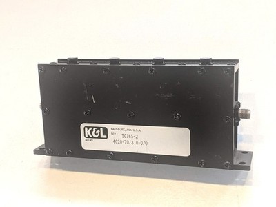 K&L 4-Sections Adjustable Bandpass Filter, 50 TO 70 MHz Center Freq. Model 4C20-