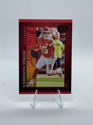2025 Icon Collection Patrick Mahomes II #15 Red Parallel Kansas City Chiefs