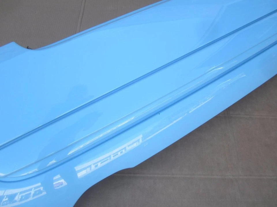 Оригинальная крышка заднего бампера 12 13 14 15 Fiat 500 Pop Lounge заводская краска небесно-голубой цвет - Изображение 4 из 4