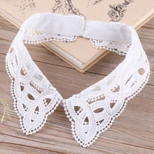 False Collar Necklace Choker Fake Lapel Shirt Women's Detachable Hollow Lace
